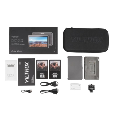 Viltrox DC-X2 - dotykowy monitor podglądowy 6 - zawartość zestawu